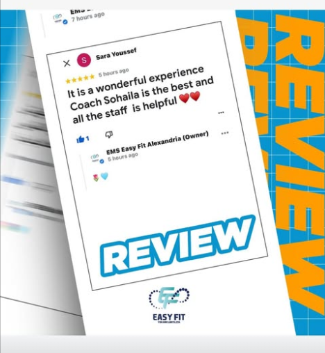 Client review 11 from Easy Fit Alexandria client